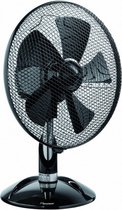 tafelventilator 45W 35 cm staal zwart