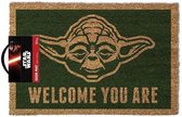 deurmat Star Wars 60 x 40 cm PVC bruin/groen