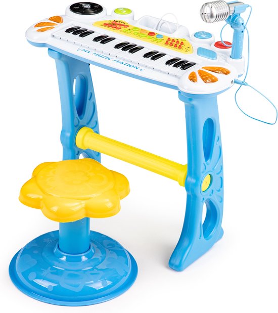 Kinder keyboard - Piano -  met microfoon - 45x21x60 cm