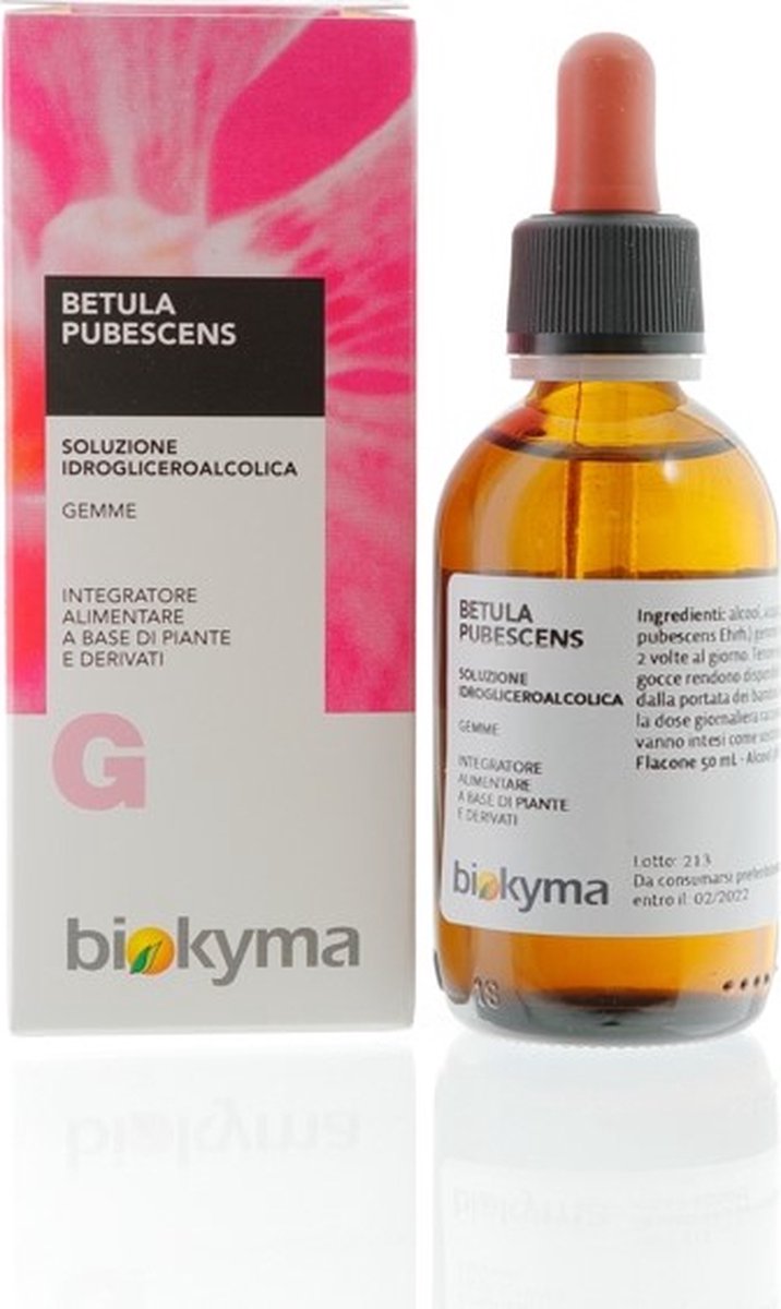 Berk Extract van Verse Knoppen 50 ml - bevordert de natuurlijke afbraak van metabolische afvalstoffen - Biokyma