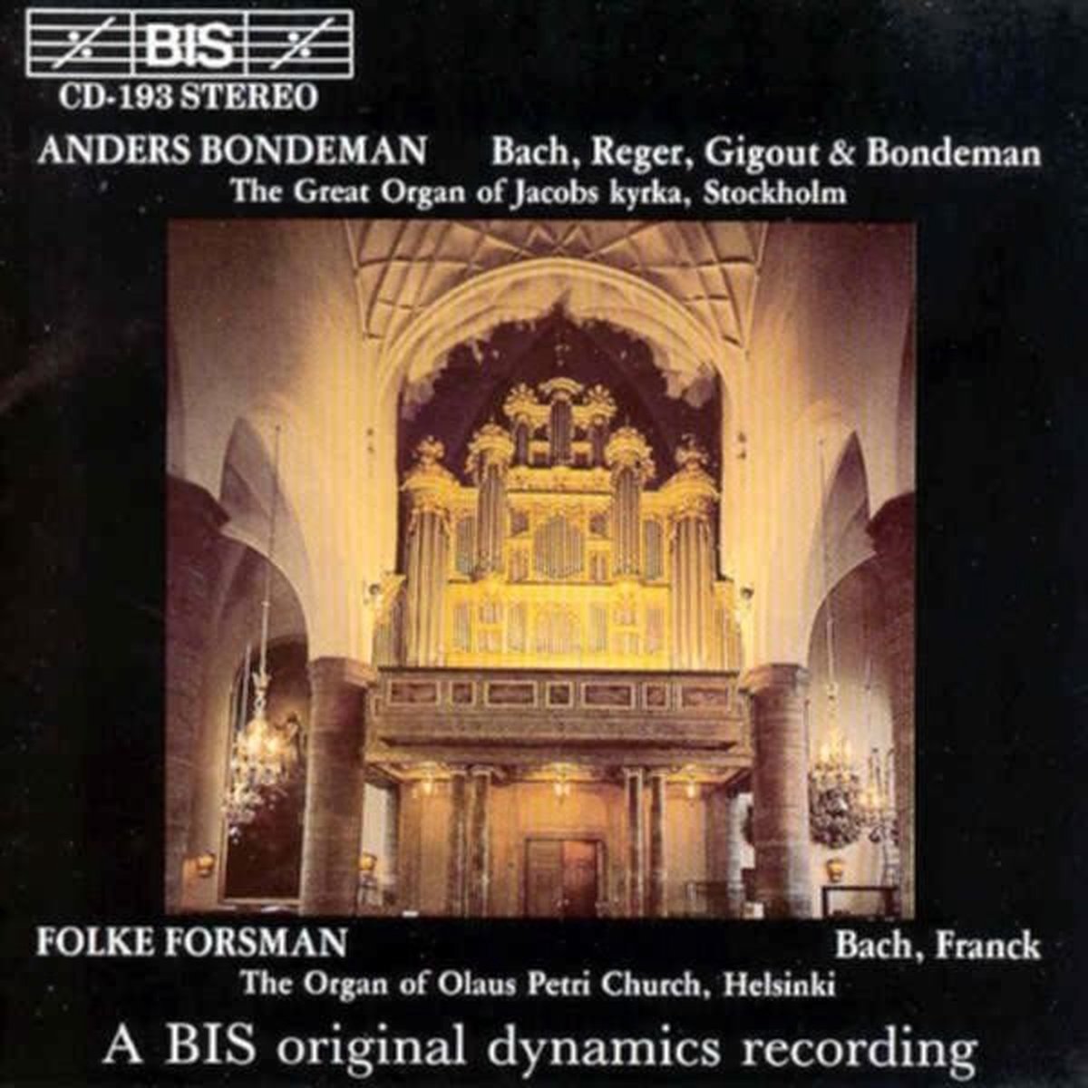Anders Bondeman - J.S. Bach: Prelude And Fugues In F Minor (CD)