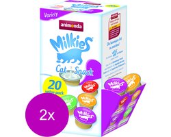 Animonda Milkies Variety Value Pack - Kattensnack - 2 x Assorti 20 stuks