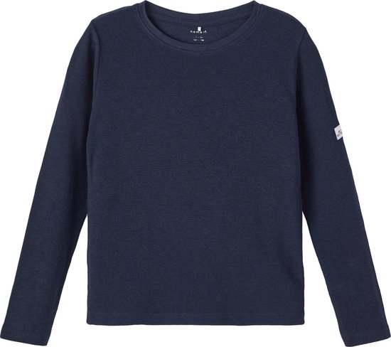 NAME IT Damen Langarm-Top – Bequemes Shirt Aus Bio-Baumwolle & Modal