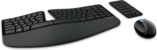 Microsoft Ergonomic clavier USB AZERTY Belge Noir