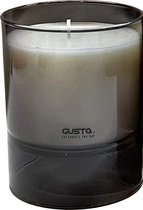 Gusta - Bougie parfumée - Bois de cèdre - Zwart - ø9x11,5cm