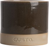 Gusta - Geurkaars - Kruidige Vanille - ø10x8,5cm - groen