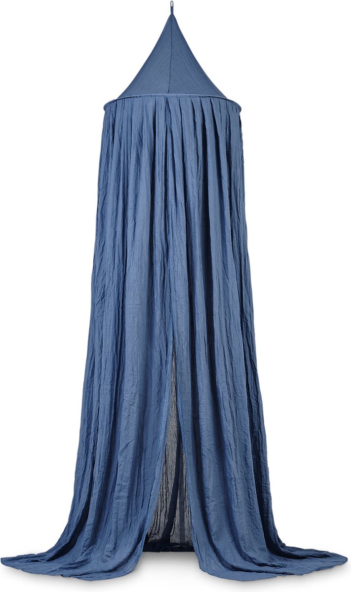Jollein Klamboe Vintage 245cm - Jeans Blue Jollein Klamboe Vintage 245cm - Jeans Blue