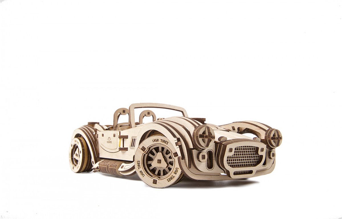UGEARS Houten 3D Model - Drift Cobra Racing Car — afbeelding 8