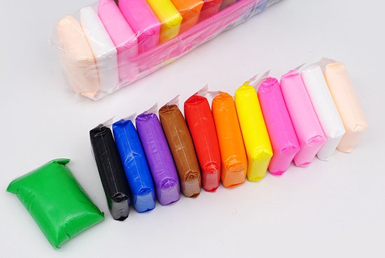 1 set kneedgum, kinderkneedgum, modelleerklei, met 2 sets mallen 1 set kneedgum, kinderkneedgum, modelleerklei, met 2 sets mallen