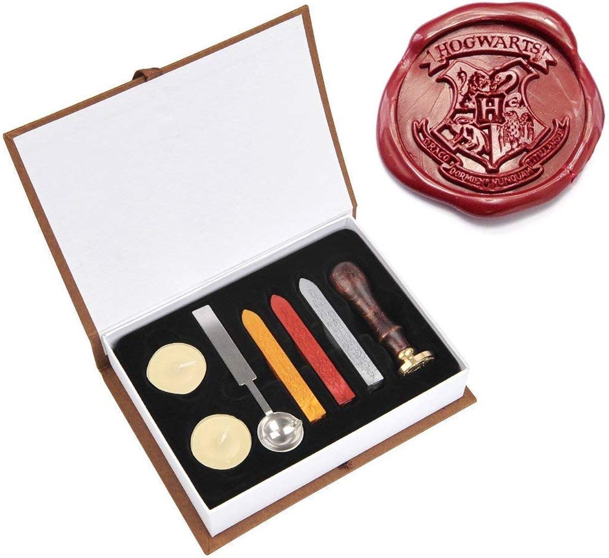 Wax Seal Stempel Kit - Klassieke Vintage Seal Wax Set - voor Postzegels, Envelop, Ansichtkaart - Label Party Uitnodiging