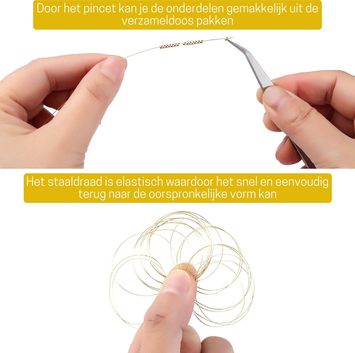 Behave Sieraden Maken Set - Sieraden Onderdelen - Repareren - DIY - Goudkleur — afbeelding 6