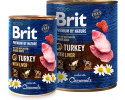 Premium Cans Turkey with Liver 400 g (6)