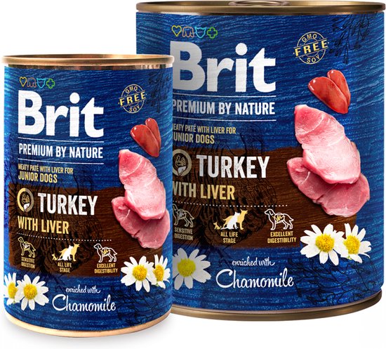 BRIT Premium Dinde au foie 400gr