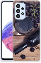 Telefoonhoesje Geschikt voor Samsung Galaxy A53 5G Leuk TPU Backcase Wijn