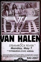 Signs-USA - Concert Sign - metaal - Van Halen - Pittsburgh - 20 x 30 cm