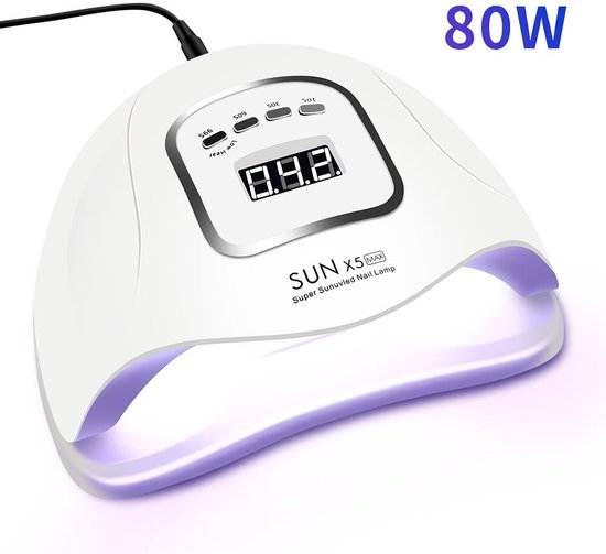 Nageldroger Nageldrogers 80 Watt UV LED lamp nagels 45 Leds