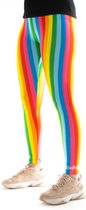 Regenboog Legging van Festivallegging - Rainbow - Maat L/XL - Comfortabel - Ademend - Zachte Stof