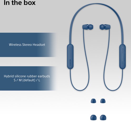 Sony WI-C100 (Blue) (4/8)
