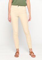 LOLALIZA Slimfit broek - Beige - Maat 38