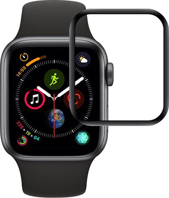 Tempered Glass Screenprotector Geschikt voor Apple Watch - Merkloos
