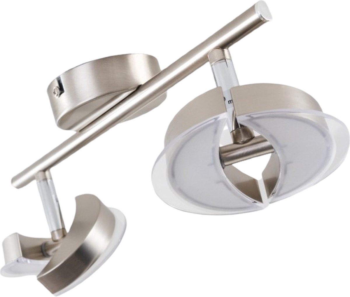 Plafondspot Guayana GU10 3-lamps nikkel