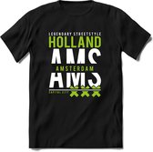 Amsterdam - Holland | TSK Original & vintage | T-Shirt Heren - Dames | Groen | Perfect Cadeau Shirt | Grappige Spreuken - Zinnen - Teksten | Maat M