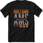 Amsterdam - Holland | TSK Original & vintage | T-Shirt Heren - Dames | Zilver - Goud | Perfect Cadeau Shirt | Grappige Spreuken - Zinnen - Teksten | Maat XL