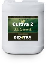 BioTka CULTIVA 2 ALL GROWTH 10 Ltr. - Groeivoeding - groei - plantvoeding - biologische plantvoeding - bio supplement - hydro plantvoeding - plantvoeding aarde - kokosvoeding - kok