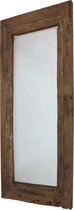 Spiegel 140x5x80 cm drijfhout teak