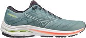 Mizuno Wave Inspire 18 Heren - Sportschoenen - grijs/rood - maat 40.5