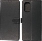 Motorola Moto G51 5G Hoesje - Book Case Telefoonhoesje - Kaarthouder Portemonnee Hoesje - Wallet Cases - Zwart