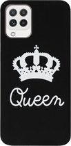 ADEL Siliconen Back Cover Softcase Hoesje Geschikt voor Samsung Galaxy M22/ A22 (4G) - Queen