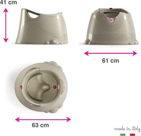 Ok Baby Douchezit Opla Lichtgrijs — afbeelding 2