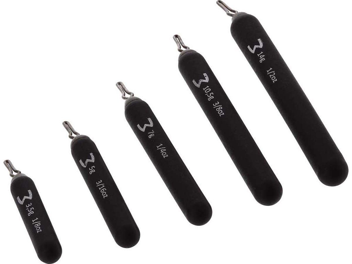 Westin Add-it Tungsten Dropshot Weights Matt Black 10.5g