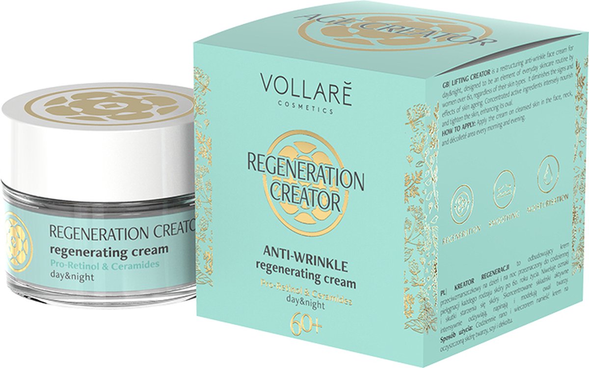 VOLLARE Anti-wrinkle Regenerating Day And Night Cream 60+