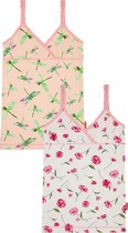 Claesen's 2 Pack Meisjes Singlet - Maat 140