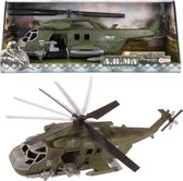 Toi-toys - Gevechtshelikopter - Helikopter - Groen 48 Cm! - Met Frictie