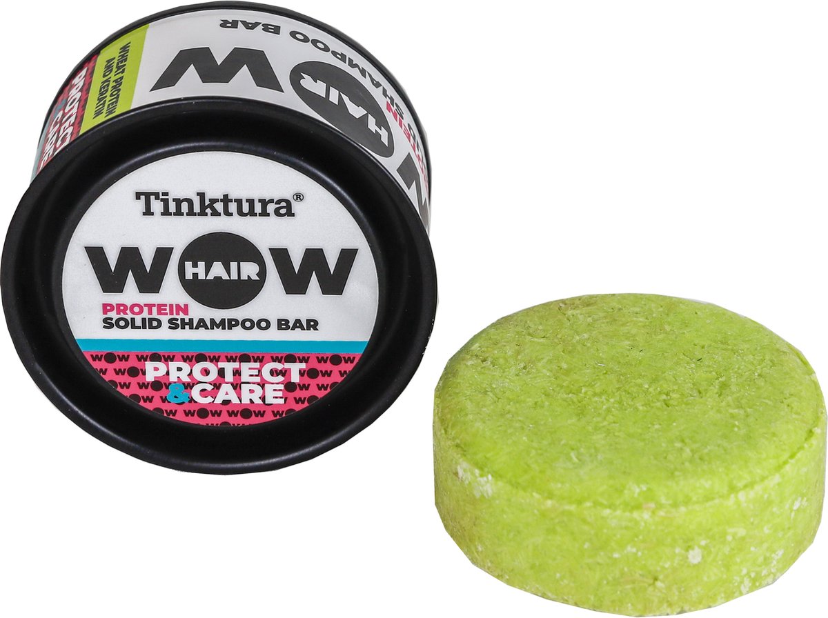 Tinktura - Wow - Shampoo Bar - Protect & Care - Proteine - Keratine - Argan olie - Vegan