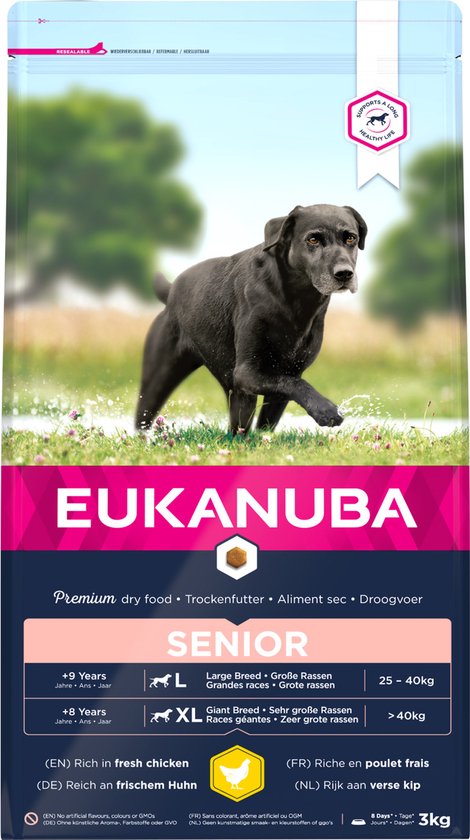 Eukanuba Caring Senior Large Breed Kip - Hondenvoer - 3 kg