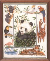 borduurpakket PSC37 wildlife, save the animals (collectors item!)