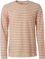 T-shirt Long Sleeve Crewneck Stripes Coral (15140201 - 094)