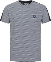 Gabbiano T-shirt T Shirt Met Geometrisch Patroon 152588 Navy Mannen Maat - XXL