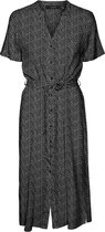 Vero Moda Jurk Vmvica S/s  Shirt Dress Ga Aop Wvn 10263743 Black/tiny Dot Dames Maat - XS