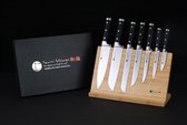 IZUMI ICHIAGO - 7 st. Koksmessenset "Professional Chef Knives" inclusief bamboe standaard