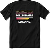 Saitama Millionare Loading T-Shirt | Saitama Inu Wolfpack Crypto Ethereum kleding Kado Heren / Dames | Perfect Cryptocurrency Munt Cadeau Shirt Maat 3XL