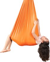 Hangmat - Sensorische Hangschommel Voor Kinderen - Indoor & Outdoor - Schommel - 1,5 Meter - Oranje