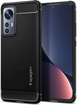 Spigen - Xiaomi 12/12X - Rugged Armor Hoesje - Zwart