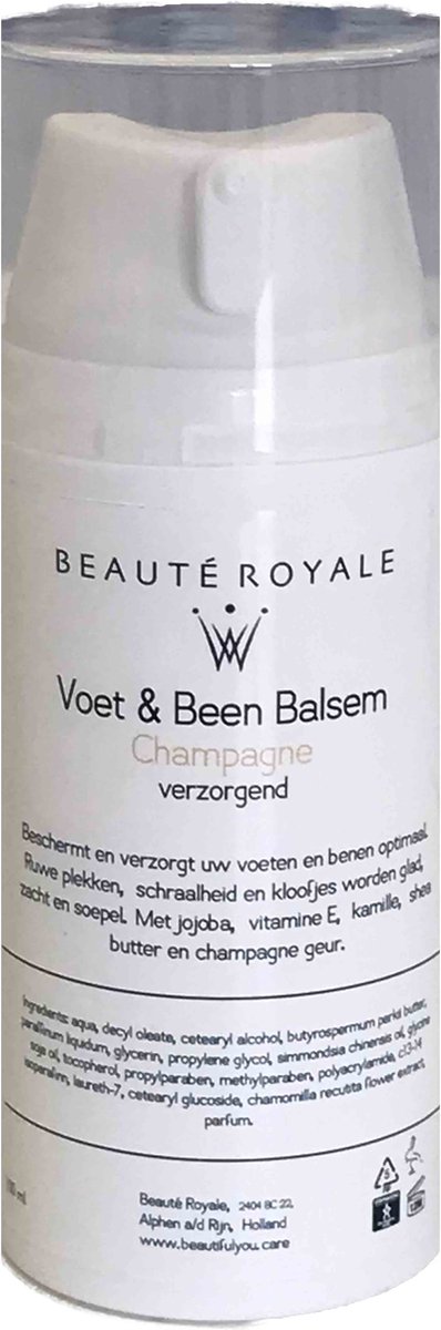 Beauté Royale Voet & Been Balsem | Champagne | 100ml