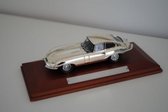 Jaguar E Coupé (Zilver) (10 cm) 1/43 Silver-Cars Collection - Modelauto - Schaalmodel - Model auto - Miniatuurauto