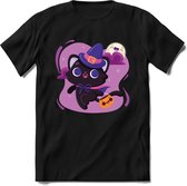 Halloween T-Shirt | Horror Liefhebber Kleding Kado Heren / Dames | Perfect Weerwolf , Monster , Vleermuis en Pompoen Cadeau Shirt | Grappige Zinnen, Spreuken en Teksten | Maat XXL